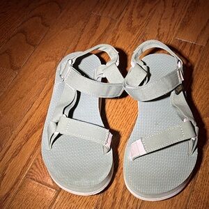 Teva Women's Sandals - Light Green and Pink